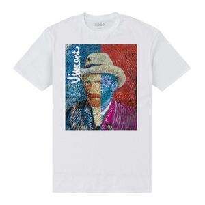 Apoh Unisex Adult Vincent Van Gogh T-Shirt / White